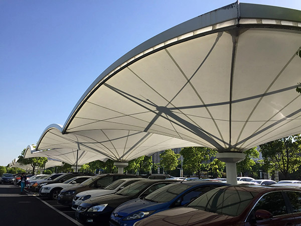 呼和浩特膜結構車棚的設計理念分析