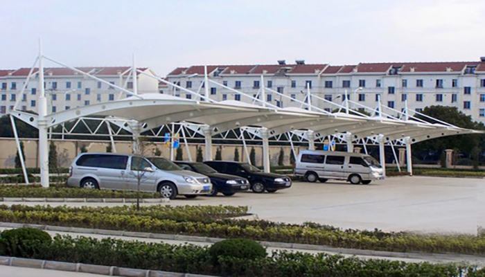 時尚防護，智能停車——呼和浩特膜結構車棚，為您的愛車提供完美庇護